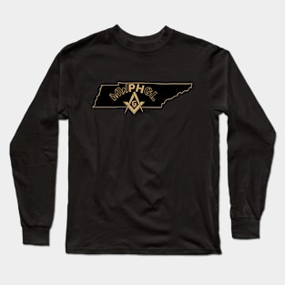 MWPHGLTN - Black & Gold Long Sleeve T-Shirt